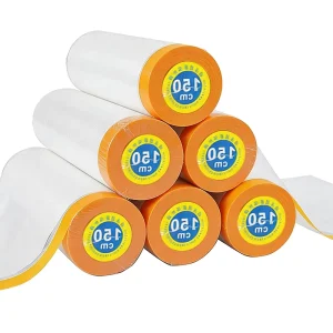 Washi Paper Tape PE Rubber Adhesive Single Sided Low Noise 20m Automotive Dustproof Painting Masking Film