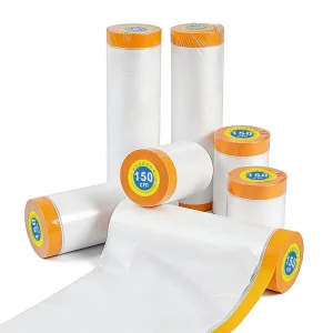 Washi Paper Tape PE Rubber Single Sided Transparent Masking Film for Automotive Furniture Paint Protection