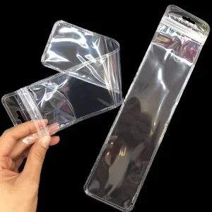 Watch Strap Packaging Bag Biodegradable Clear Plastic Zipper Lock Bag