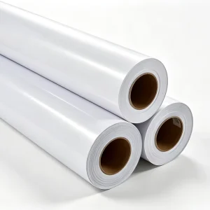 Water Based Matte Air Duct Removable PVC Adhesive Film Color Spray Paper Indoor Car Sticker Easy to Paste White