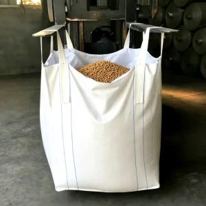 Water Proof Food PP Plastic Woven FIBC Big Jumbo Bulk Ton Bag 200kg-3000kg Flat Bottom Flour Rice Grain Safety Factor 5:1