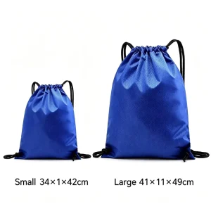 Water Repellent Non Woven Drawstring Bag Dustproof Storage Pouch Multi Use Gift Organizer for Clothes Shoes Cosmetics Travel