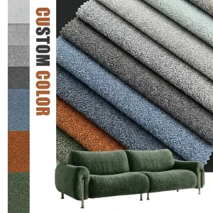 Waterproof Anti pilling Sofa Fabric Durable Chenille Eco friendly High Density Upholstery Fabric