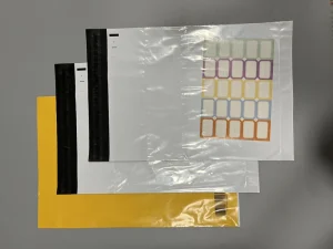 Waterproof Document Mailing Bags With Printed Information Panel for Office Files Records Storage and Shipping Use