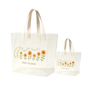 Waterproof Plastic Storage Shopping Tote Bag Multi Functional Plastic Hand Bag