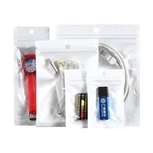 Waterproof Recyclable PE Zip Lock Pouch Reusable Zipper Plastic Bag for Food and Daily Storage