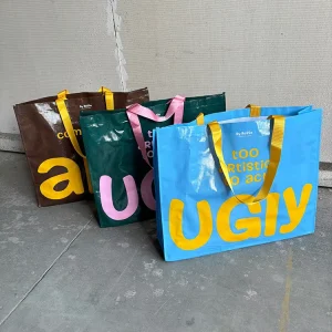 Waterproof Recyclable Reusable Foldable Portable Laminated Custom PP Woven Supermarket Shopping Bags