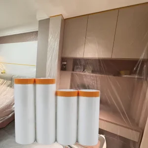 Waterproof Washi Protective Film Single Use Masking Film for Construction Site Paint Protection