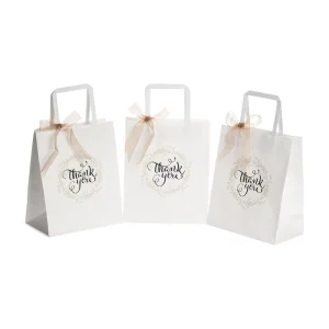 Wedding Thank You With Your Own Logo Shopping Custom Gift Kraft Paper Bags