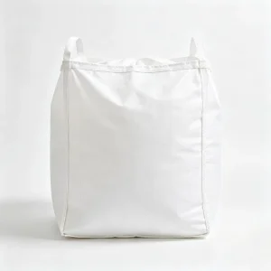 White 2 Ton FIBC Sand Stone Construction Wide Mouth Recyclable Big Bulk Bags 5:1 Safety Factor Jumbo PP Material Bag