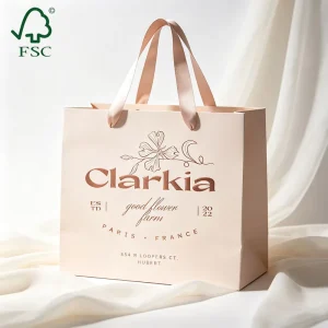 White Cardboard Gift Bags Custom Logo Printing Heavy Duty Shopping Bags Premium Retail Packaging Brand Promotion Solutions