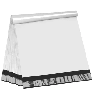 White Poly Mailers Custom Self Seal Shipping Bags Polymailer for Boutique Clothing Courier Bag