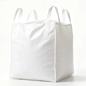 White Stackable Bulk Jumbo Bag 1Ton 2Ton PP Woven FIBC Super Sack With Reinforced Corners for Pallet Shipping