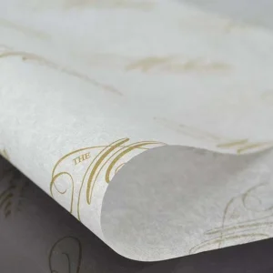 White Tissue Glassine Paperboard for Gift Clothe Shoe Packing and Food Bread Storage