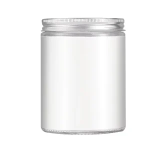 Wide Mouth Glass Food Storage Jars 250ml 280ml 390ml 500ml Glass Jar With Screw Top Lid Glass Honey Jam Jars