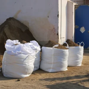 Wide Top Opening FIBC Bag Reinforced Lifting Loops Ton Bag Convenient for Manual Machine Feeding