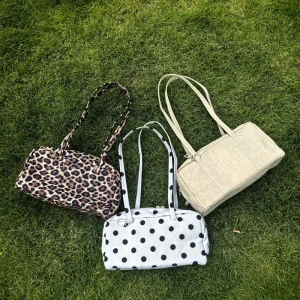 Women Girls Zipper Travel Shopping Shoulder Purse Nylon Bowling Tote Key Leash Included Multi Color Bowling Shoulder Tote Bag
