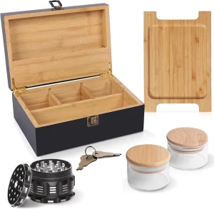 Wooden Box Bamboo Wood Storage Box Natural Wood Veneer Bamboo Box