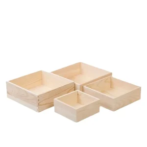 Wooden Crafts Storage Box with Acrylic Cover Love Theme Art Collectible Desk Table Organizer Wall Sign