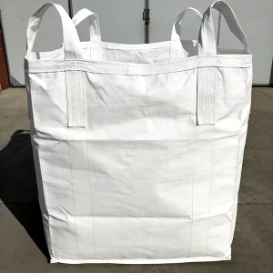 Woven FIBC Big Bags PP Jumbo Bag Flat Bottom 1000kg Antistatic Top Full Open for the Storage of Sand and Cement