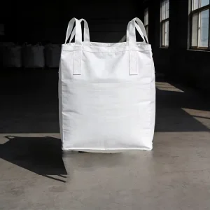 Woven PP FIBC Big Bags Jumbo Bag Flat Bottom Durable 1000kg Breathable Top Full Open for Storage Sand