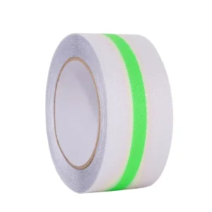 Xuri PEVA 5cmx10m Anti Slip Glow in the Dark Tape Waterproof Heat Resistant for Indoor Outdoor Use Reduces Slipping Risk