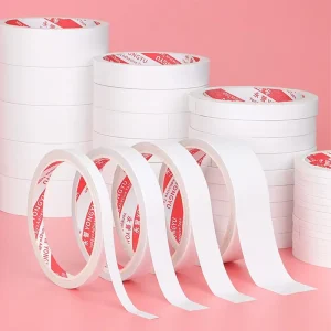 YONGYU Manufacturer Double sided Sewing Basting Hemming Curtain Pants Hem Fabric Cloth Self Adhesive Film Roll Double Sided Tape
