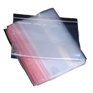 YURUI Factory Eco Friendly Food Grade Seal Clear Zip Lock Zipper Customized Logo Print Recycled Packaging Custom Plastic Bags