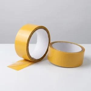 Yellow Transparent Double Sided Tape Die Cut Release Paper Film with Acrylic Adhesive Pressure Sensitive Masking Tape