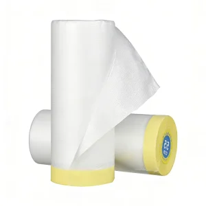 ZM PE Crepe Paper Tape Single Sided Transparent Masking Film for Automotive Furniture Paint Protection