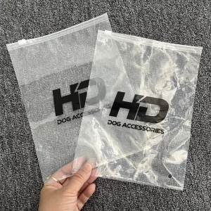 Zipper PE Plastic Packaging Bags Recyclable OEM Customizable for Small Business