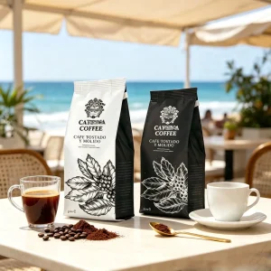 bolsa de cafe 250g 12oz customized food grade aluminum foil flat bottom bag smell moisture proof 500g coffee bean bags