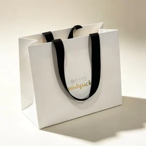 custom luxury paper bags featuring your own logo stylish retail gift bags and shopping bags with handles